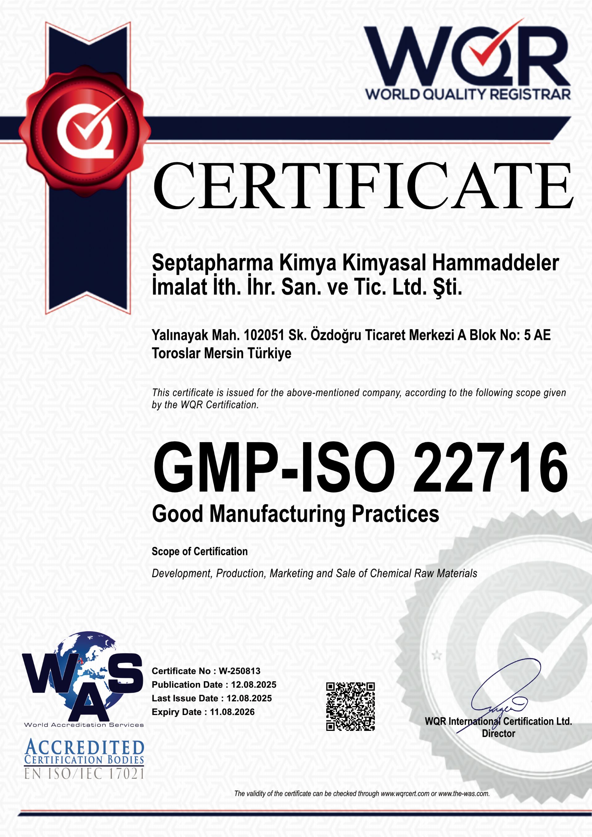 Certifications & Quality