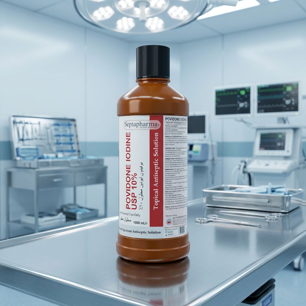 Povidone Iodine USP 10% – Topical Antiseptic Solution
